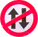 Vehicle Prohibited in both directions