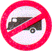 Truck prohibited