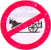 Bullock cart prohibited
