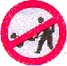 Hand cart prohibited